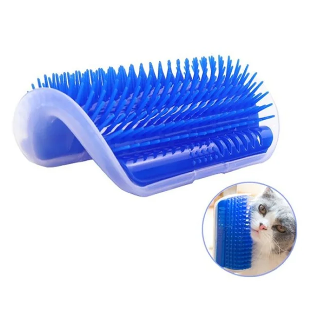 برس و ماساژور دیواری سیلیکونی سرگرمی و اسباب بازی سگ و گربه با محفظه نگهداری کتنیپ و نصب در -5.webp